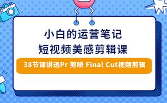 【副业项目3488期】短视频剪辑免费教学视频（小白也能学会的短视频美感剪辑课）-悠闲副业网