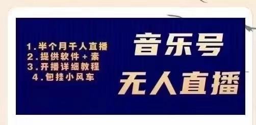 【副业项目3518期】日赚300的音乐号无人直播项目（普通人怎样在抖音上赚钱）-悠闲副业网