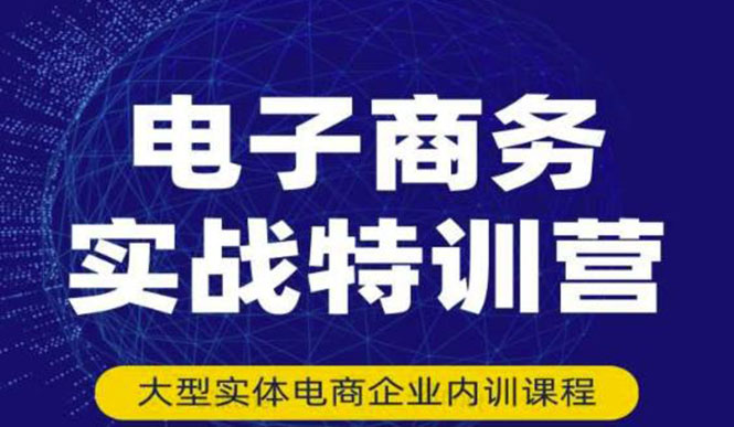 【副业项目3612期】想做电商怎么起步：电商实战特训营，全方位带你入门电商-悠闲副业网