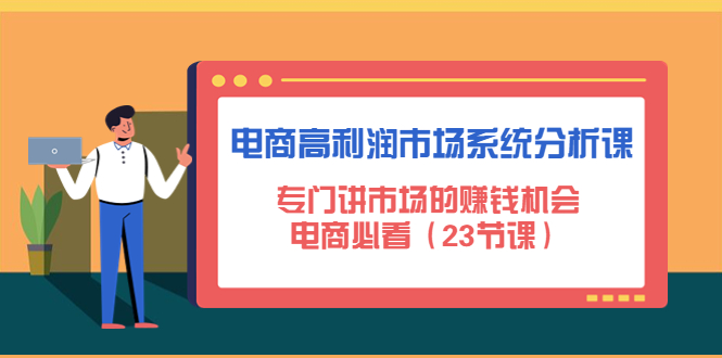 【副业项目4813期】电商高利润市场系统分析课：专门讲市场的赚钱机会，电商必看（23节课）-悠闲副业网