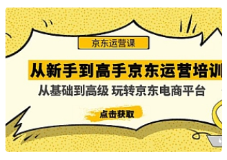 【副业项目5010期】从新手到高手京东运营培训：从基础到高级 玩转京东电商平台-悠闲副业网