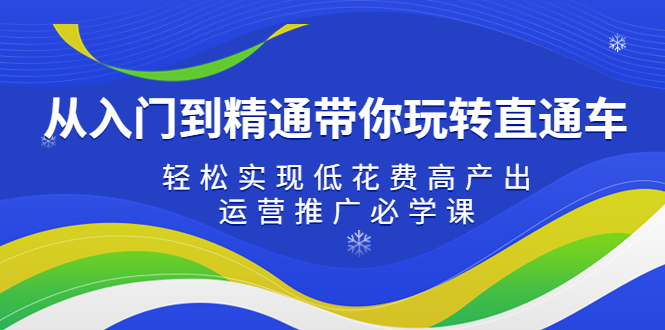 【副业项目5274期】从入门到精通带你玩转直通车：轻松实现低花费高产出，35节运营推广必学课-悠闲副业网
