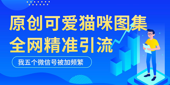 【副业项目5588期】黑科技纯原创可爱猫咪图片，全网精准引流，实操5个VX号被加频繁-悠闲副业网
