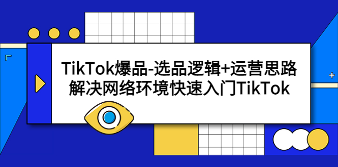 【副业项目5724期】TikTok爆品-选品逻辑+运营思路：解决网络环境快速入门TikTok-悠闲副业网