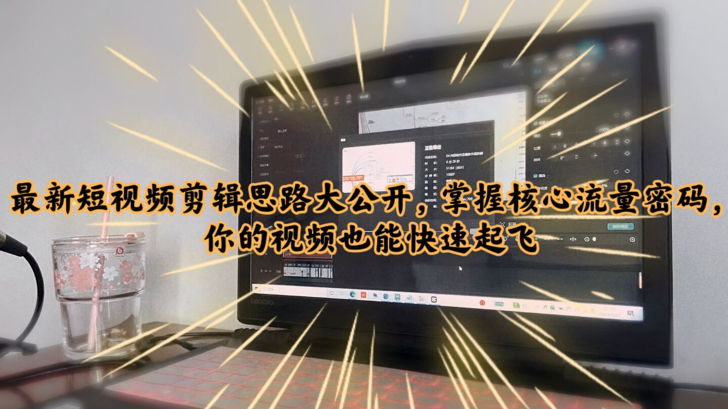 【副业项目6115期】最新短视频剪辑思路大公开，掌握核心流量密码，你的视频也能快速起飞-悠闲副业网