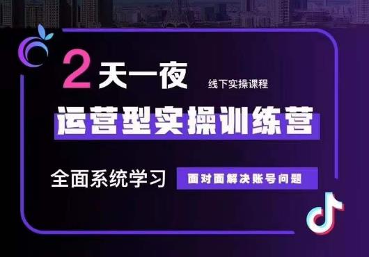 【副业项目6083期】5月22-23线下课运营型实操训练营，全面系统学习，从底层逻辑到实操方法到千川投放-悠闲副业网