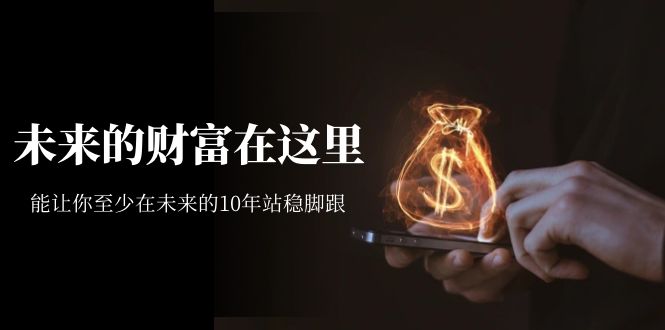 【副业项目7298期】某收费文章《未来的财富在这里》能让你至少在未来的10年站稳脚跟-悠闲副业网