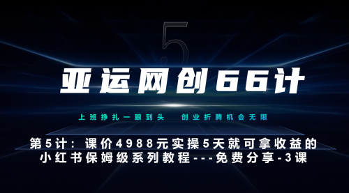 【副业项目7213期】小红书第3课-3步创建和包装你的账号–硬菜-悠闲副业网