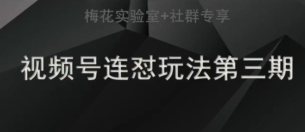 【副业项目7573期】梅花实验室社群连怼玩法第三期轻原创玩法+测素材方式-悠闲副业网