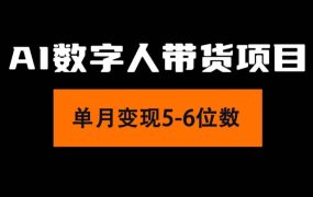 2024年Ai数字人带货，小白就可以轻松上手，真正实现月入过万的项目-悠闲副业网