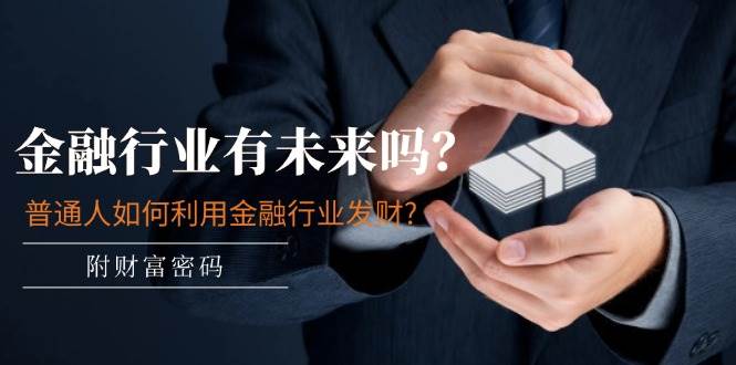 某付费文章：金融行业有未来吗？普通人如何利用金融行业发财?(附财富密码)-悠闲副业网