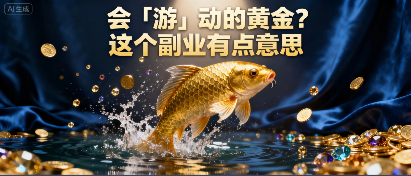 单号月销1.5W+！AI“凭空造鱼”带货新玩法，小白3分钟出一个爆款视频-悠闲副业网